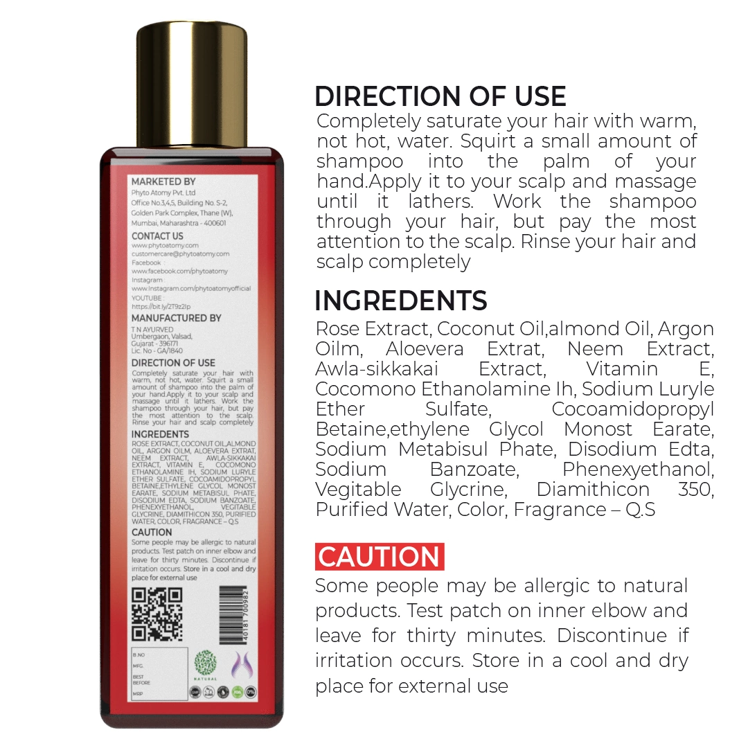 Rose Hydrosol Shampoo (200 ml) PC1358